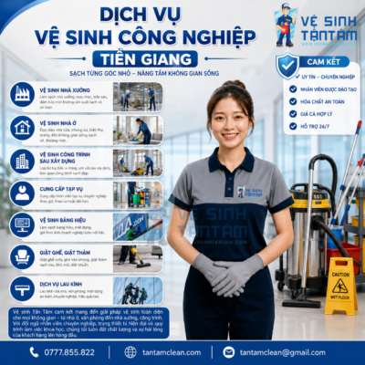 Dịch vụ vệ sinh công nghiệp Tiền Giang DỊCH VỤ VỆ SINH CÔNG NGHIỆP TIỀN GIANG
