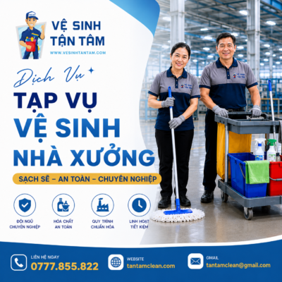 Dịch Vụ Tạp Vụ Nhà Xưởng dịch vụ tạp vụ nhà xưởng tận tâm 1