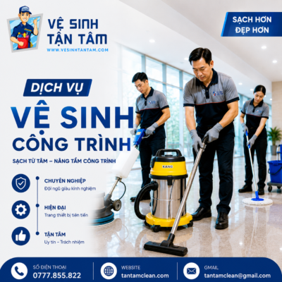 Vệ Sinh Công Trình vệ sinh công trình tận tâm